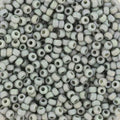 Miyuki Seed Beads - Opaque Glazed Frosted Rainbow Cadet Grey 11/0, 10 gram Miyuki