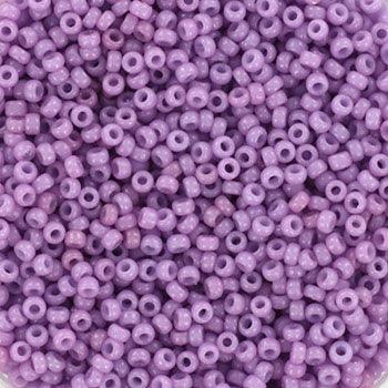 Miyuki Seed Beads - Duracoat Opaque Crocus 15/0, 10 gram Miyuki