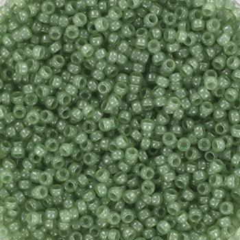 Miyuki Seed beads - Ceylon Translucent Sage 15/0, 10 gram Miyuki