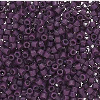 Miyuki Delica - Duracoat Opaque Dyed Medium Purple 11/0, 5 Gram Miyuki