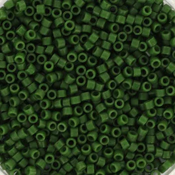 Miyuki Delica - Opaque semifrosted dyed jade green 11/0, 5 gram Miyuki