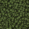 Miyuki Delica - Opaque Glazed Frosted Dark Green 11/0 - 5 Gram Miyuki