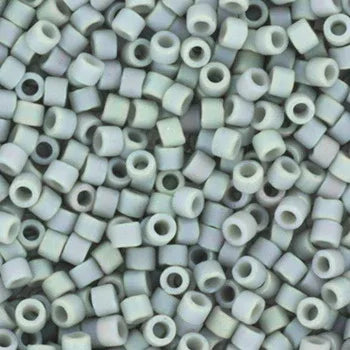 Miyuki Delica - Opaque Glazed Frosted Rainbow Cadet Grey 11/0, 5 gram Miyuki