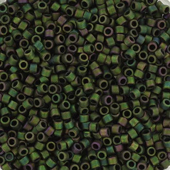 Miyuki Delica - Metallic Matte Iris Dark Green 11/0, 5 Gram Miyuki