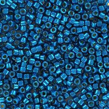 Miyuki Delica - Duracoat Galvanized Dark Capri Blue 11/0, 5 gram Miyuki