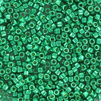 Miyuki Delica - Duracoat Galvanized Aqua Green 11/0, 5 Gram Miyuki