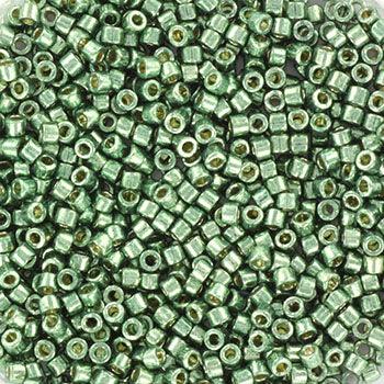 Miyuki Delica - Duracoat Galvanized Sea Green 11/0, 5 Gram Miyuki