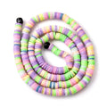 Heishi Pärlor - Pastell Mix 4mm 1 Sträng Hilmas Pyssel