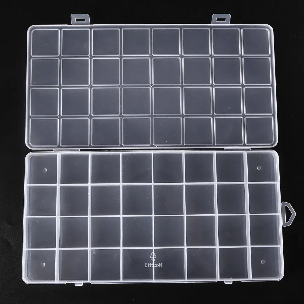 Pärlförvaring - Ask med 32 mindre fack Hilmas Pyssel