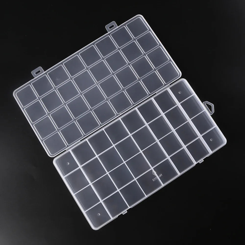 Pärlförvaring - Ask med 32 mindre fack Hilmas Pyssel