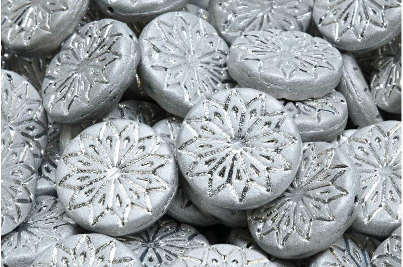Origami Flower Bead - Matt Labrador Full 18mm, 6-pack Hilmas Pyssel