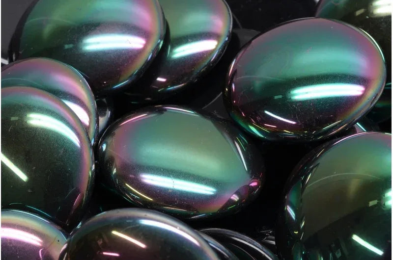 Cabochon - Jet Apricot 25mm, 1 styck Hilmas Pyssel