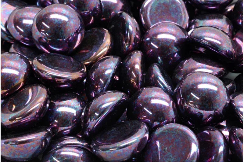Cabochon - Jet Nebula 14mm, 6-pack Hilmas Pyssel