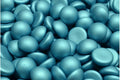 Cabochon - Alabaster metallic aqua 10mm, 10-pack Hilmas Pyssel