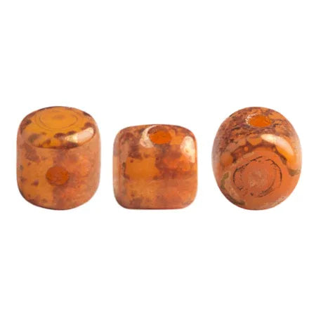 Minos® par Puca® - Orange Opal Bronze, 5 gram Les perles par Puca® - Paris
