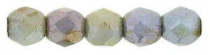 Tjeckiska Firepolish - Luster Opaque Green 2,5mm 50-pack Hilmas Pyssel