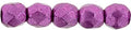 Tjeckiska Firepolish - Saturated Metallic Pink Yarrow 2,5mm 50-pack Hilmas Pyssel