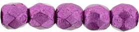 Tjeckiska Firepolish - Saturated Metallic Pink Yarrow 2,5mm 50-pack Hilmas Pyssel