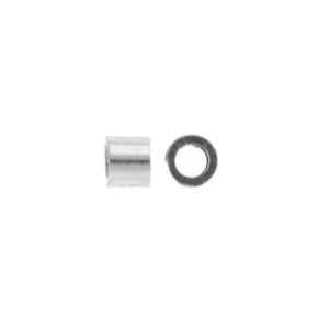 Basic Elements - Crimp tube assortment, Silver plated, 600- pack Beadsmith
