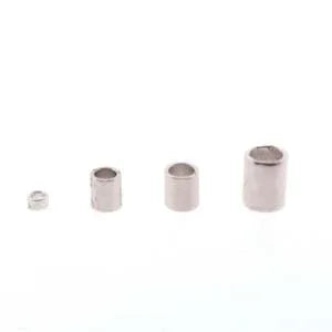 Basic Elements - Crimp tube assortment, Silver plated, 600- pack Beadsmith