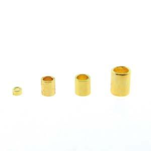 Basic Elements - Crimp tube assortment, Gold plated, 600- pack Beadsmith