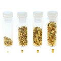 Basic Elements - Crimp tube assortment, Gold plated, 600- pack Beadsmith