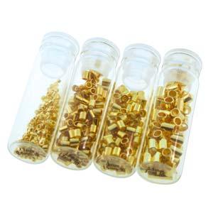 Basic Elements - Crimp tube assortment, Gold plated, 600- pack Beadsmith