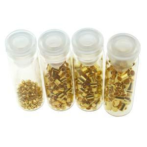 Basic Elements - Crimp tube assortment, Gold plated, 600- pack Beadsmith