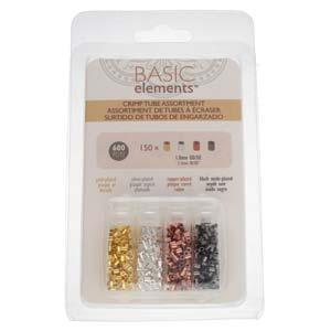 Basic Elements - Crimp Tube Assortment 600-pack Beadsmith