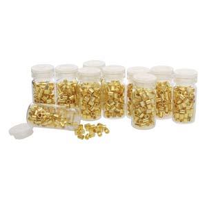 Basic Elements - Crimp tube 2 mm, Gold plated, 100-pack Beadsmith