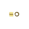 Basic Elements - Crimp tube 2 mm, Gold plated, 100-pack Beadsmith