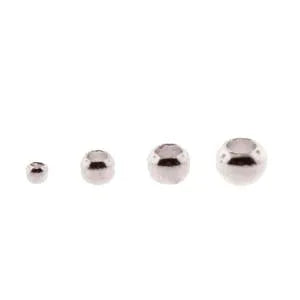 Basic Elements - Crimp bead assortment, Silver plated, 600- pack Beadsmith