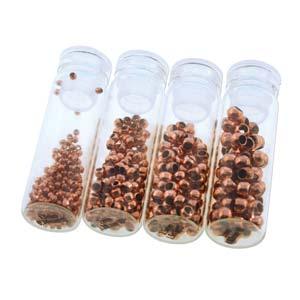Basic Elements - Crimp bead assortment, Copper plated, 600- pack Beadsmith