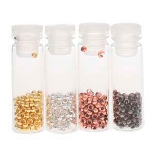 Basic Elements - Crimp bead assortment, Mix, 600- pack Beadsmith