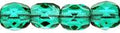 Tjeckiska Firepolish - Emerald (50720) 4 mm, 50-pack Hilmas Pyssel