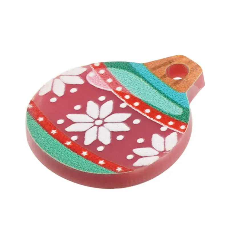 Hänge Plexi/Akryl - Julkula Röd 16mm, 1 Styck Hilmas Pyssel