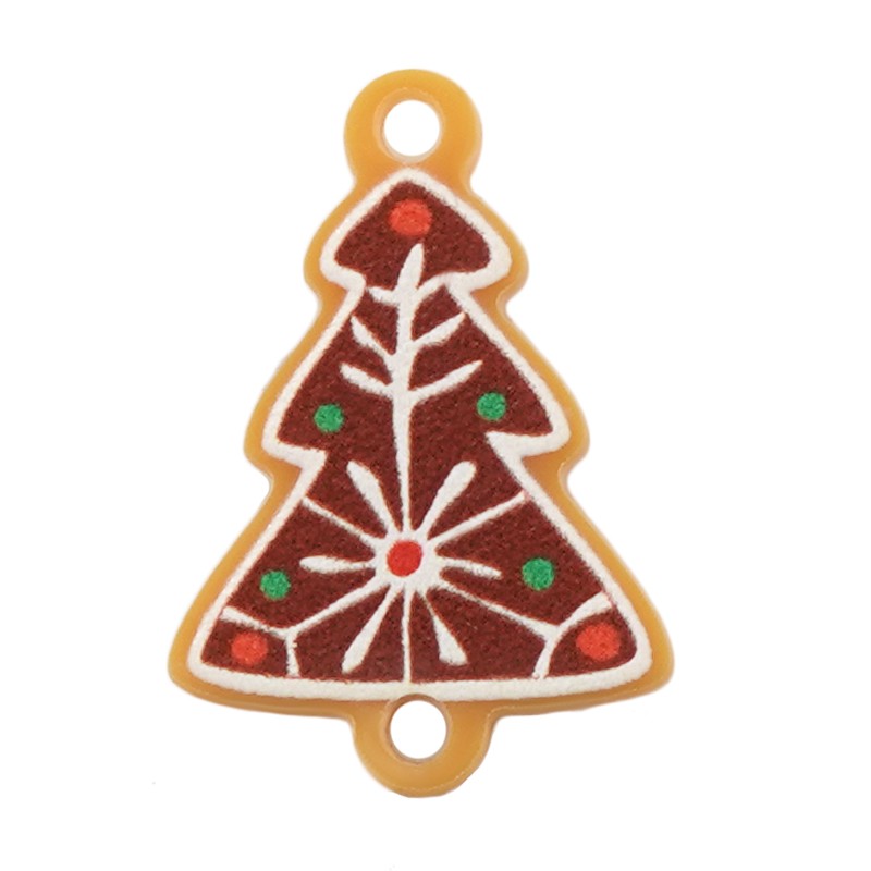 Connector Plexi/Akryl - Pepparkaka Julgran 16x23mm 1 styck Hilmas Pyssel