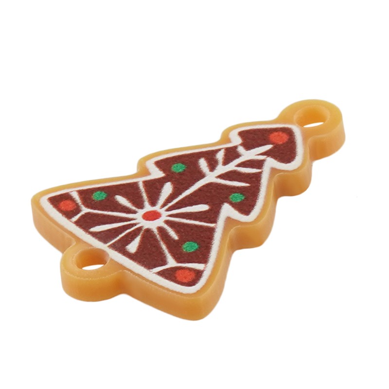 Connector Plexi/Akryl - Pepparkaka Julgran 16x23mm 1 styck Hilmas Pyssel