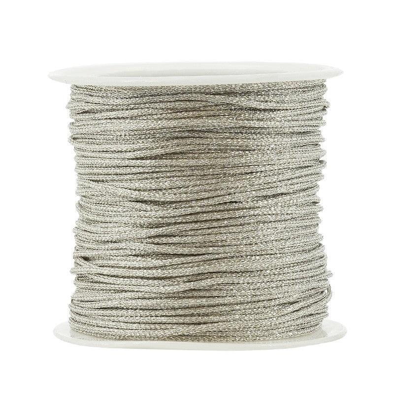 PL Rund - Silver Metallic 1mm, 1m Hilmas Pyssel