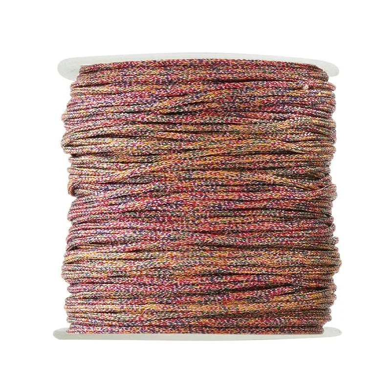 PL Rund - Rosamelerad Metallic 1mm, 1m Hilmas Pyssel