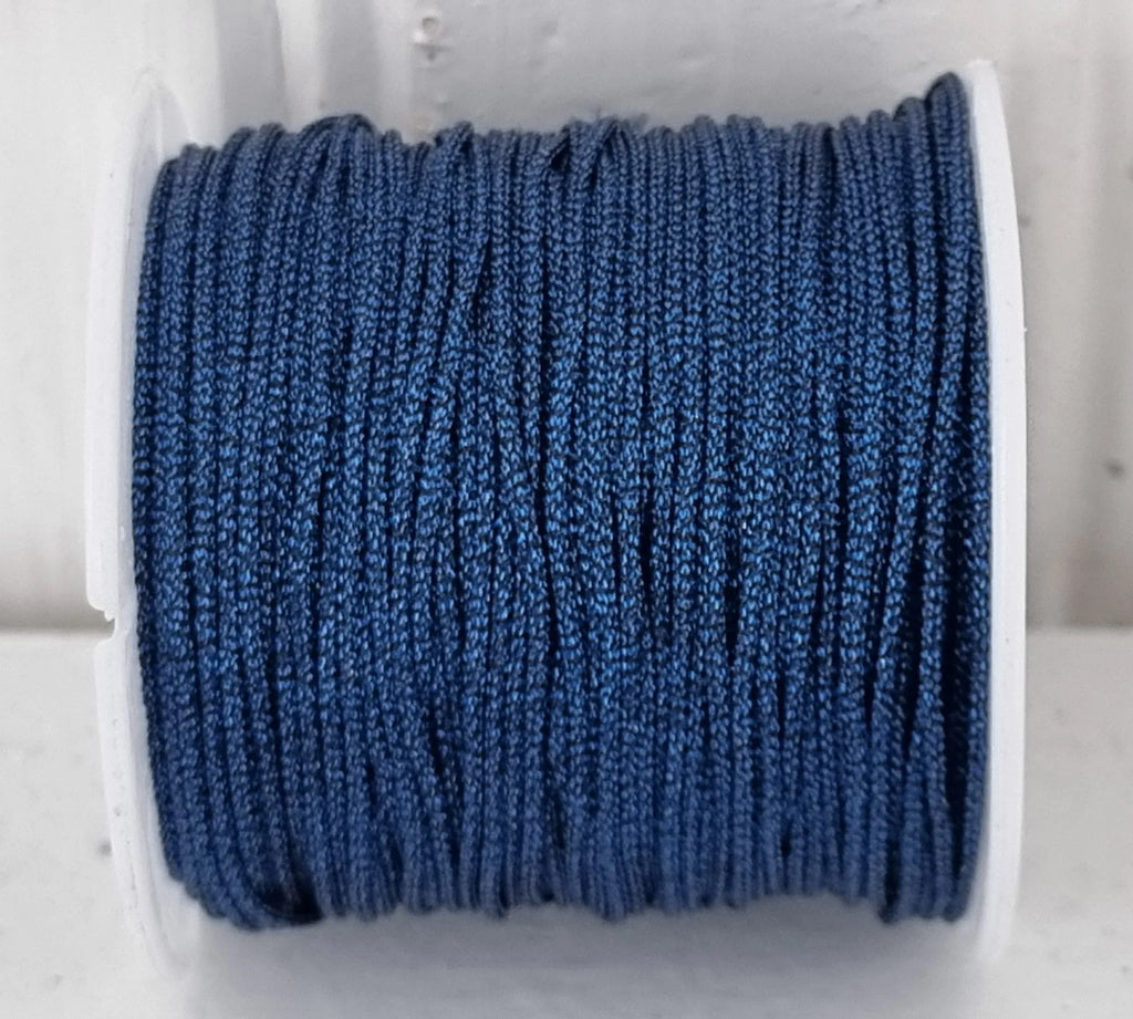 PL Rund - Navy Metallic 1mm, 1m Hilmas Pyssel