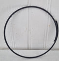 Memorywire med mockaimitation halsband - Grå 3mm, 1 styck Grekisk Metall