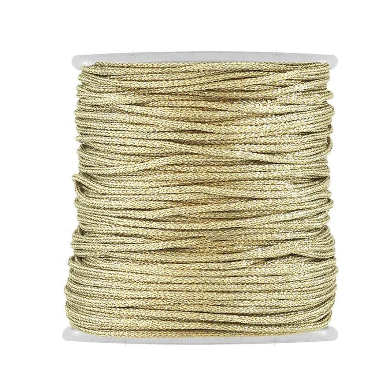 PL Rund - Light Gold Metallic 1mm, 1m Hilmas Pyssel