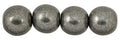 Tjeckiska Druks - Saturated Metallic Frost Grey 8 mm, 25-pack Hilmas Pyssel