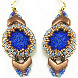 Mönster - Coin and Chevron Örhängen Beadsmith