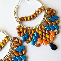 Mönster - Bollywood Örhängen Beadsmith