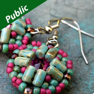 Mönster - Mosaic Earrings Matubo