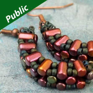 Mönster - Arc Earrings Matubo