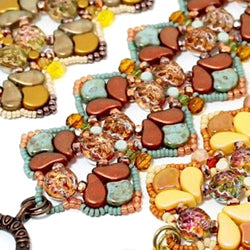 Mönster - Ginko Fusion Armband Beadsmith