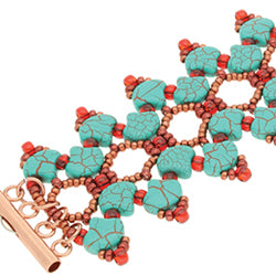 Mönster - Lacey Ginko Armband Beadsmith